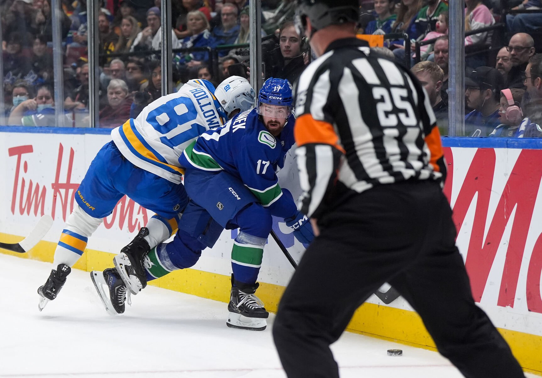 Blues Canucks Hickey